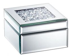 Schatulle Diamant, klein, 13x13 cm - Stilvolle Aufbewahrung für Schmuck & Andenken
